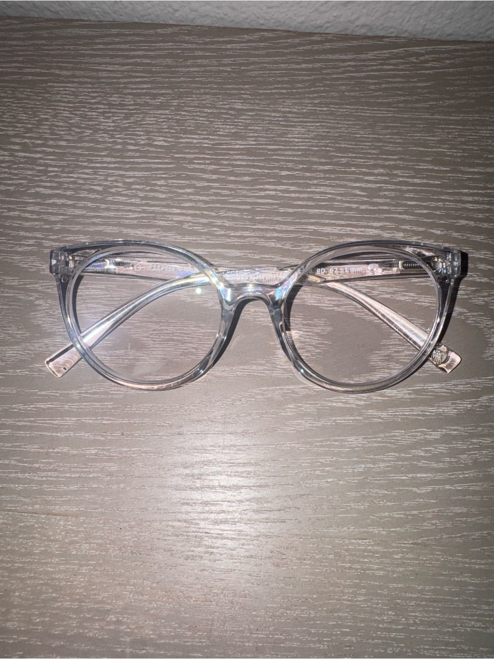 Peepers Adult Size Blue Light Glasses - clear Frame- 2999 moonstone +3.00